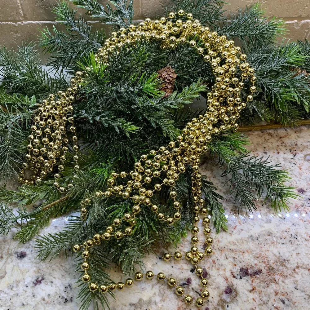 Lot of 5 Bead Garlands - Gold
